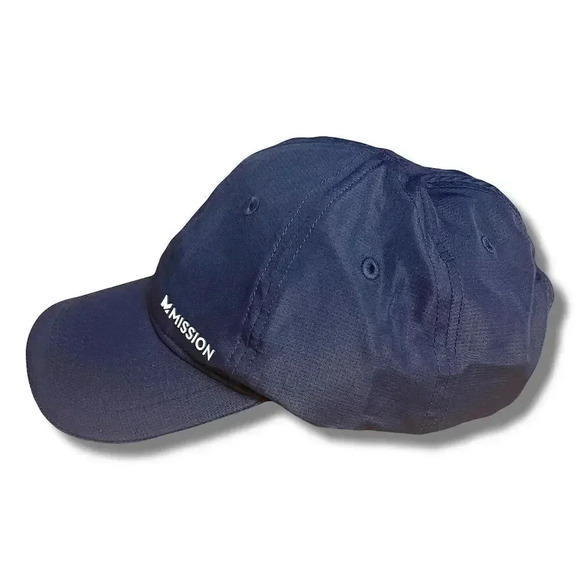 Mission Cooling Vented Performance Hat Blue Adjustable Unisex UPF 50 - Picture 3 of 8